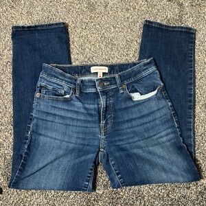 Lucky Brand Women's Dark Blue Straight Leg Jeans Vintage Lucky You Tag